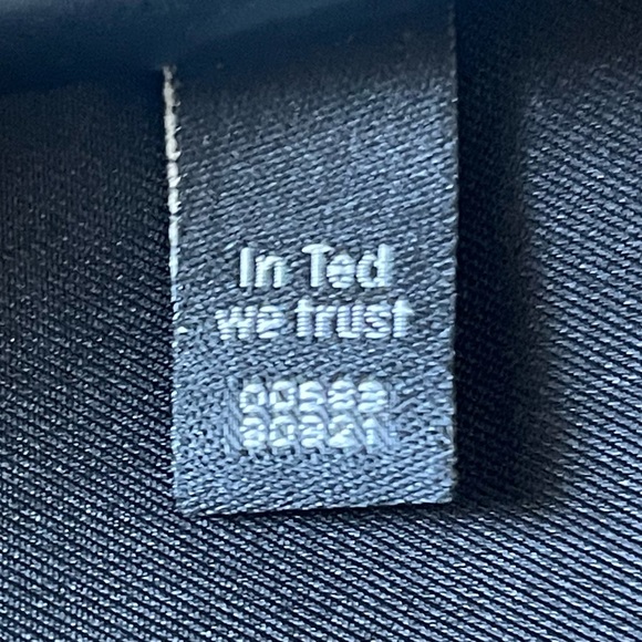 TED BAKER- Iconic Neoprene Skater Dress-BLACK - Picture 10 of 10